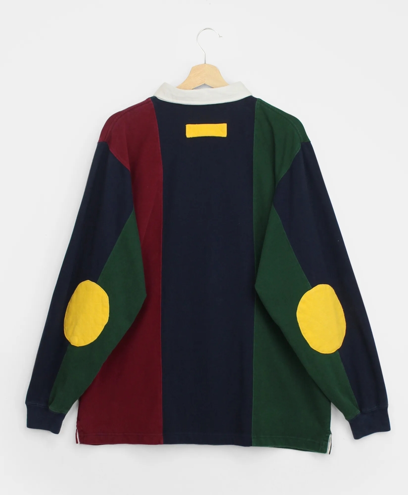 Vintage Brooks Brothers Colorblock Stripe Rugby Shirt, 1990s, XL, image 2