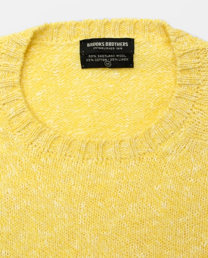 Vintage Brooks Brothers Wool Linen Blend Sweater, 1960s, M, image 3