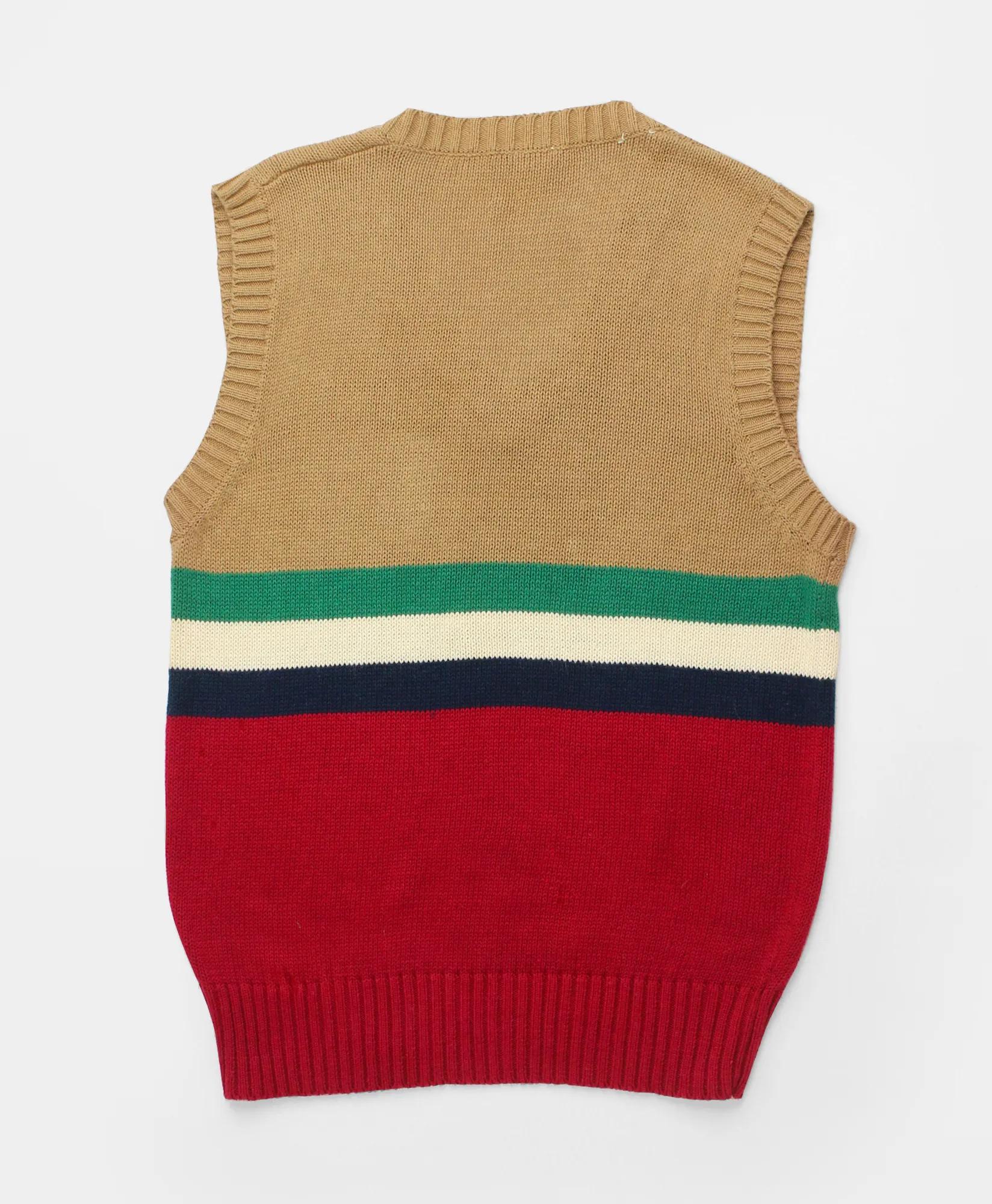 Vintage Brooks Brothers BrooksGate™ Striped Sweater Vest, 1980s, L, image 2