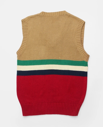 Vintage Brooks Brothers BrooksGate™ Striped Sweater Vest, 1980s, L, image 2