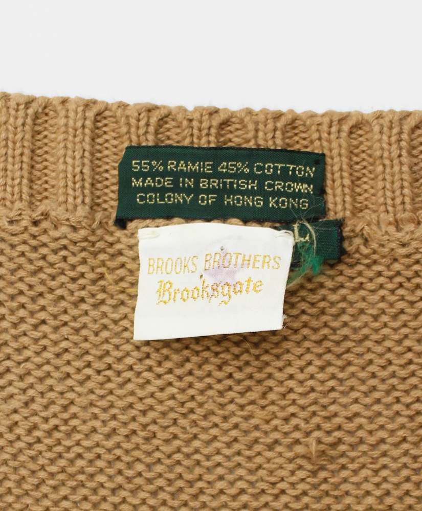 Vintage Brooks Brothers BrooksGate™ Striped Sweater Vest, 1980s, L, image 3