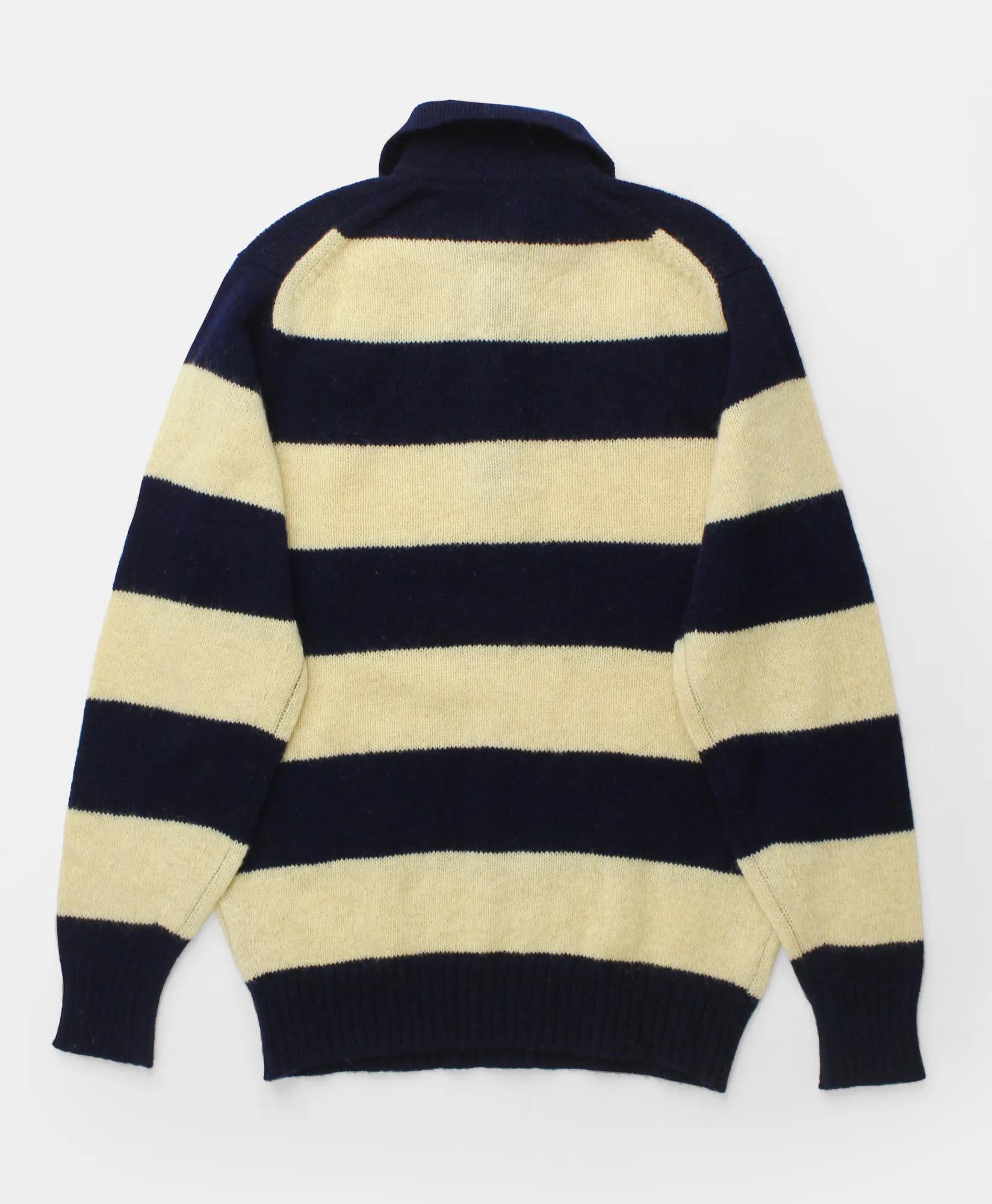 Vintage Brooks Brothers Striped Shetland Rugby Sweater, 1970s, M, image 2