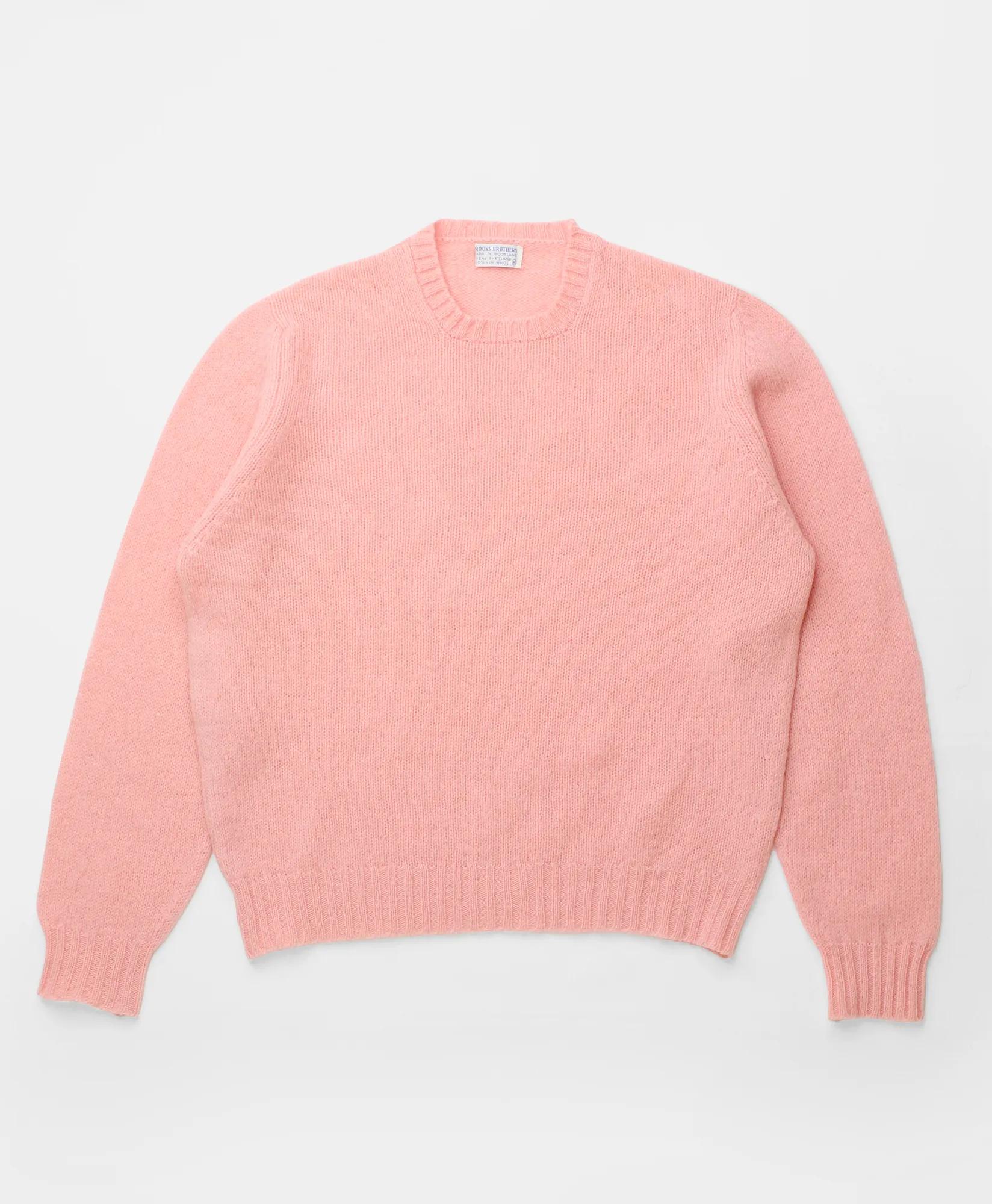 Vintage Brooks Brothers Shetland Crewneck Sweater, 1960s, M, image 1
