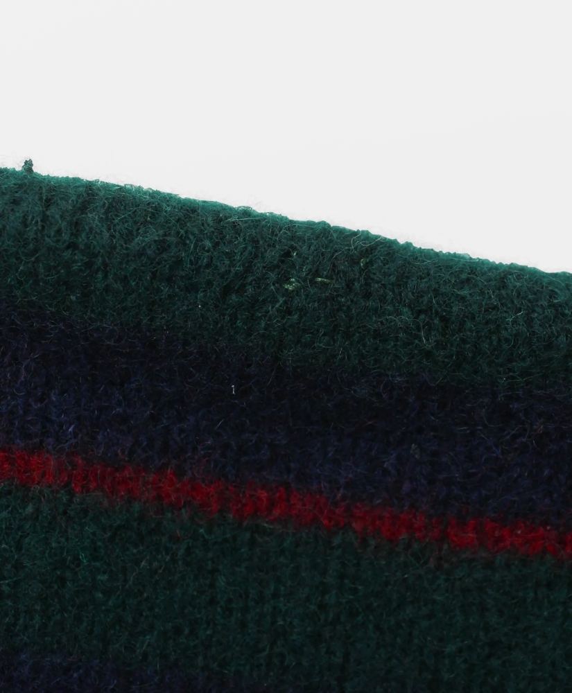 Vintage Brooks Brothers Striped Shetland Crewneck Sweater, 1970s, XL, image 4