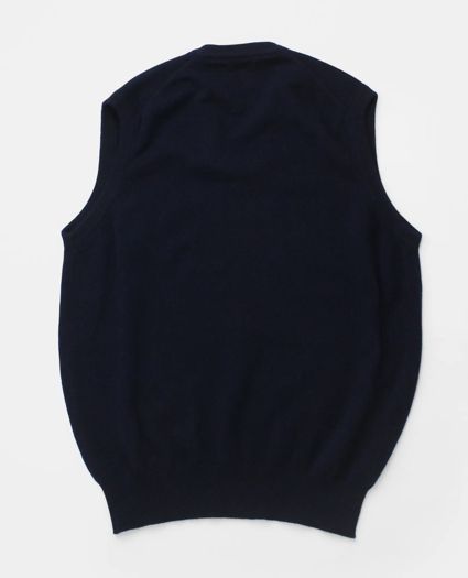 Vintage Brooks Brothers Lambwool V-Neck Sweater Vest, 1970s, M, image 2