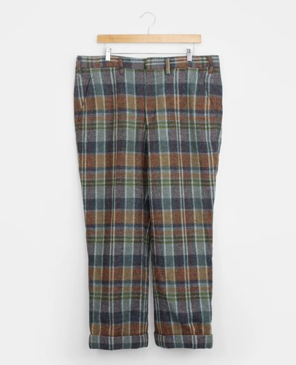 Vintage Brooks Brothers Plaid Tweed Trousers, 1980s, 38-30, image 1