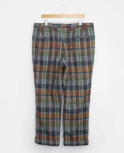 Vintage Brooks Brothers Plaid Tweed Trousers, 1980s, 38-30, image 2