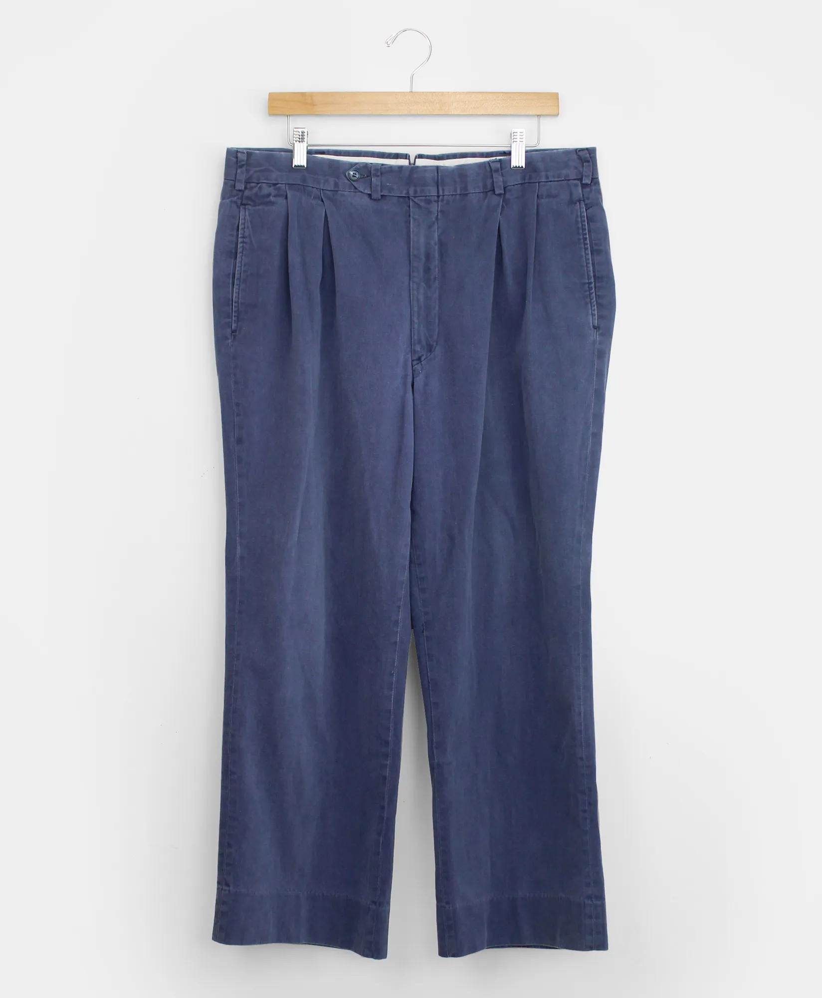 Vintage Brooks Brothers Pleated Chino Pants, 1980s, 34-30, image 1