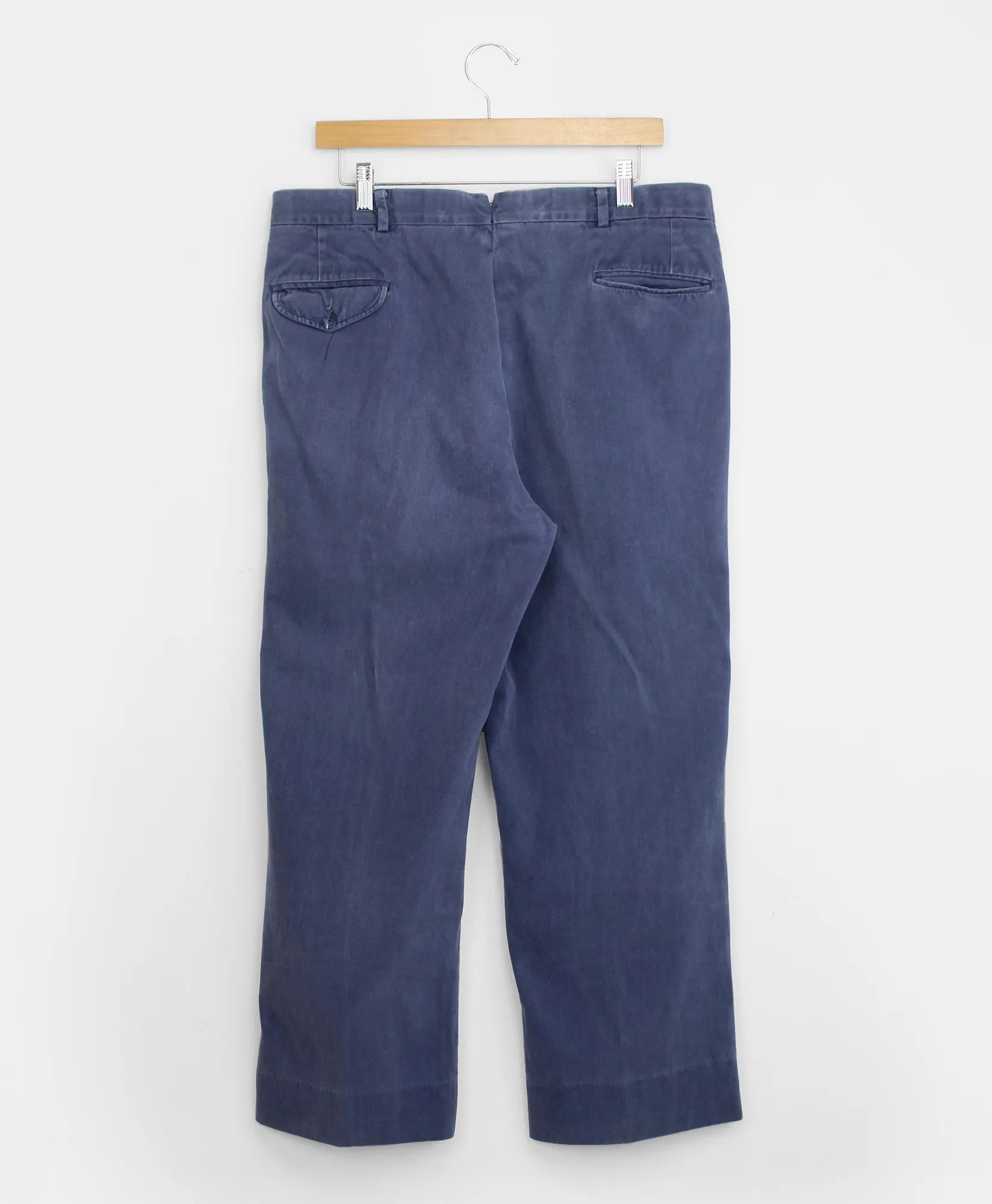 Vintage Brooks Brothers Pleated Chino Pants, 1980s, 34-30, image 2