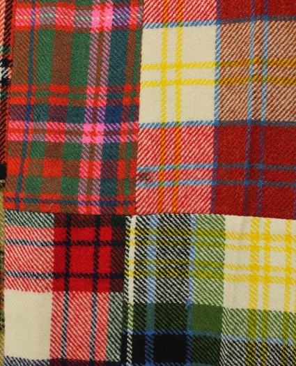 Vintage Brooks Brothers Patchwork Tartan Flannel Trousers, 1970s, 34, image 5