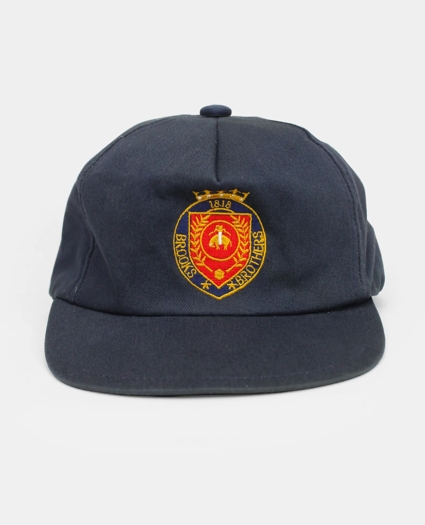 Vintage Brooks Brothers Embroidered Crest Ball Cap, 1980s, S, image 2
