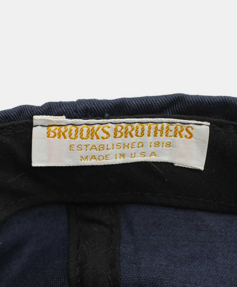 Vintage Brooks Brothers Embroidered Crest Ball Cap, 1980s, S, image 4