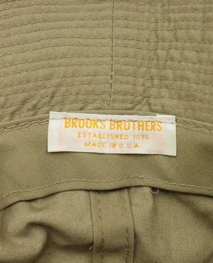 Vintage Brooks Brothers Packable Bucket Hat with Bag, 1970s - 80s, L, image 3