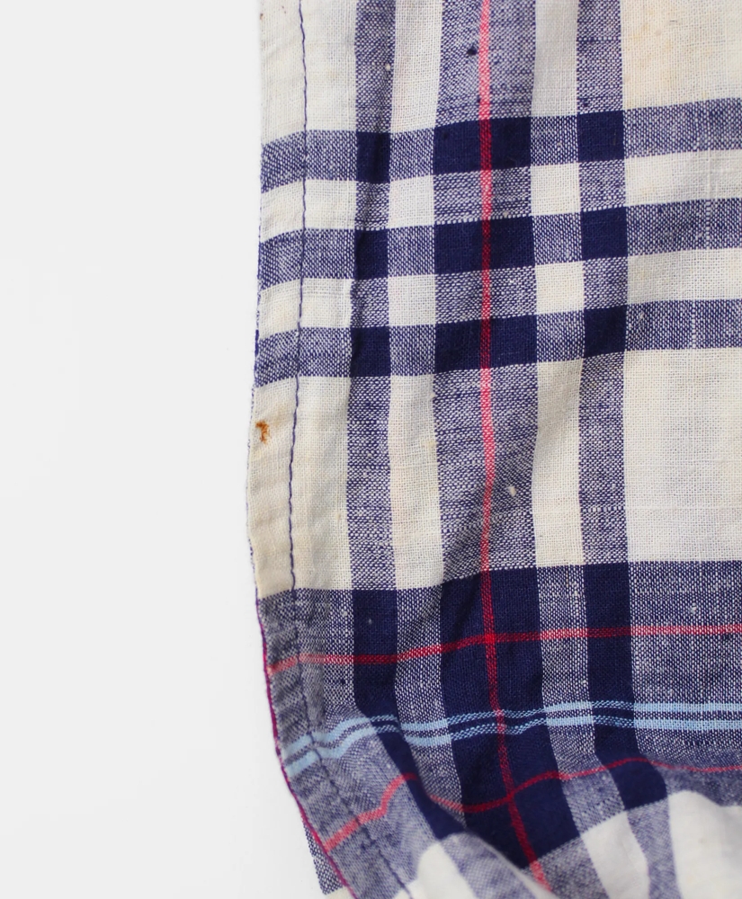 Vintage Madras Hooded Windbreaker, 1960s 1970s, L, image 6