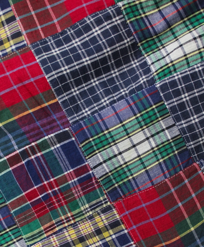 Vintage Patchwork Madras Blouson Jacket, 1990s, M, image 3