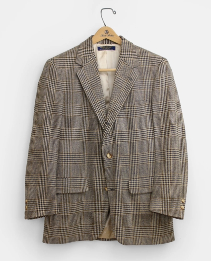 Vintage Glen Plaid Tweed Sport Coat, 1990s, 38 R, image 1