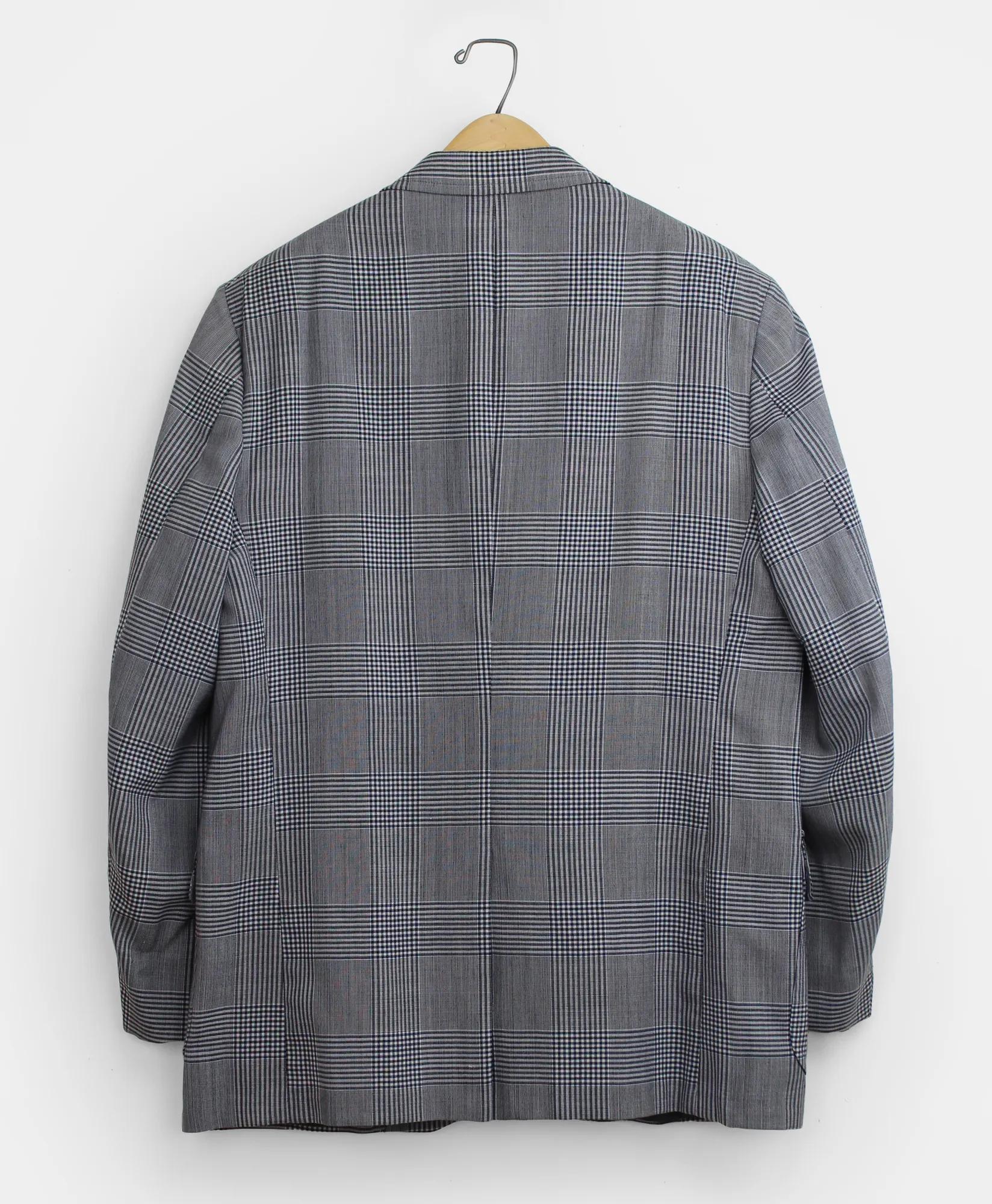 Vintage Check Sport Coat, 1960s 1970s, 41, image 2