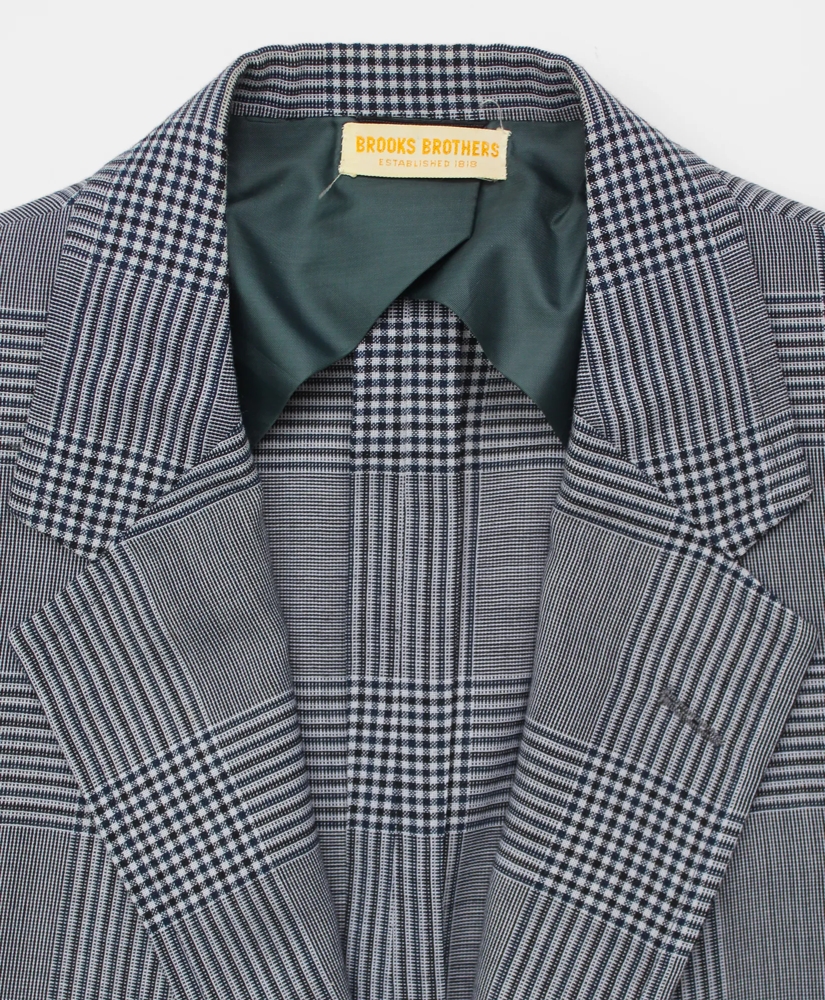 Vintage Check Sport Coat, 1960s 1970s, 41, image 3