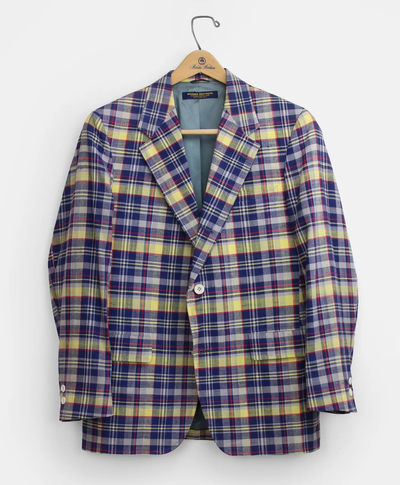 Vintage Madras Sport Coat, 1980s, 40 R, image 1