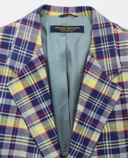 Vintage Madras Sport Coat, 1980s, 40 R, image 4