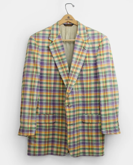 Vintage Madras Sport Coat, 1990s, 44 L, image 1