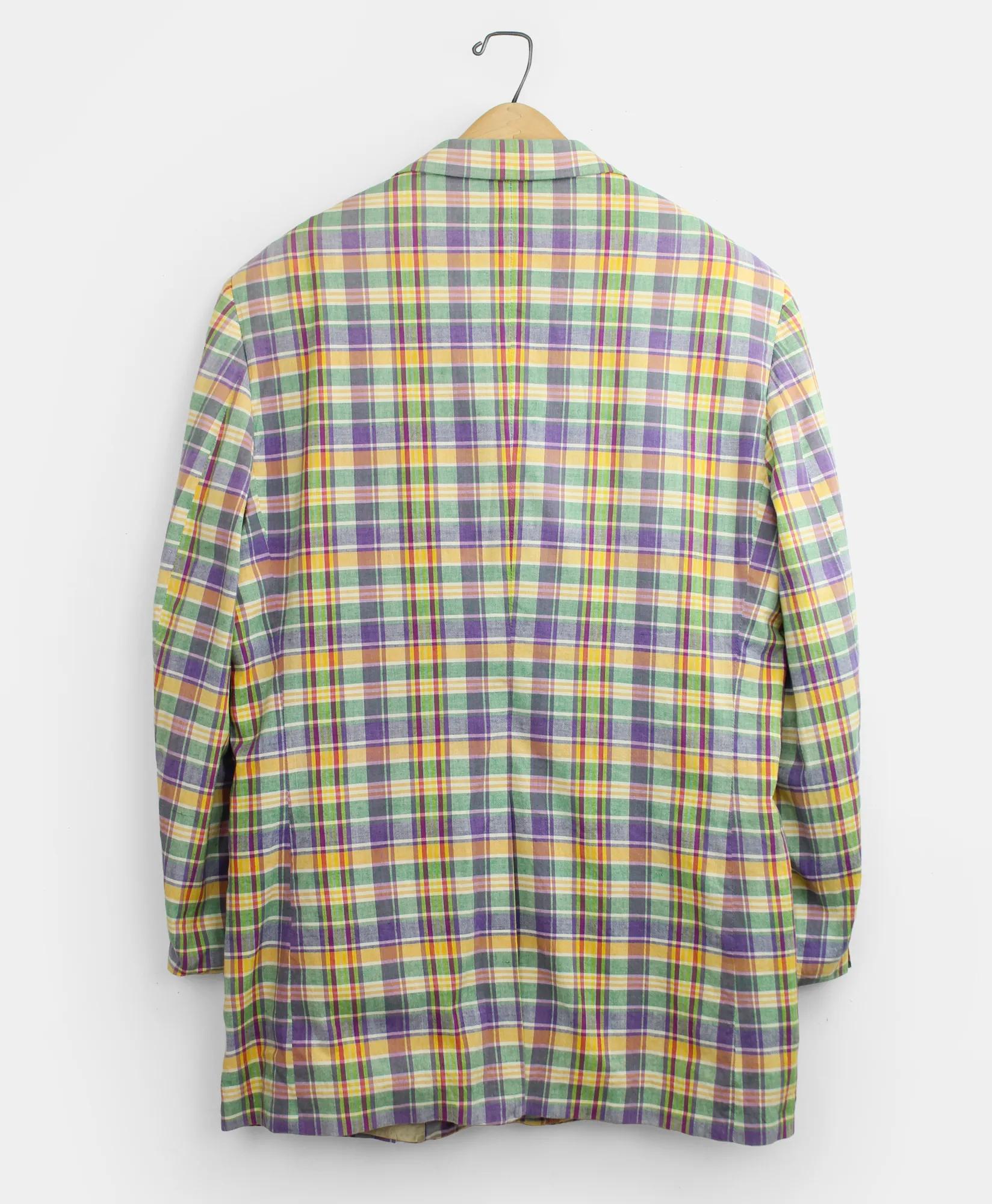 Vintage Madras Sport Coat, 1990s, 44 L, image 2