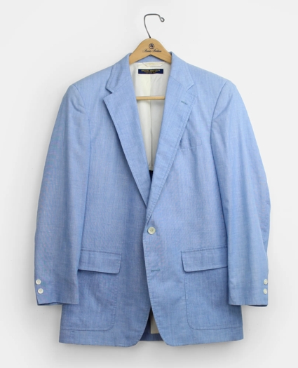 Vintage Chambray Sport Coat, 1980s, 42, image 1