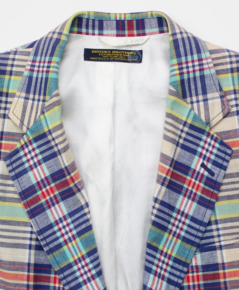 Vintage Madras Sport Coat, 1990s, 42 L, image 3