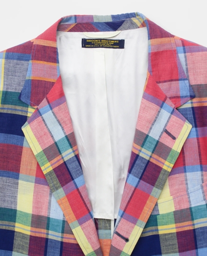 Vintage Madras Sport Coat, 1980s, 46 R, image 3