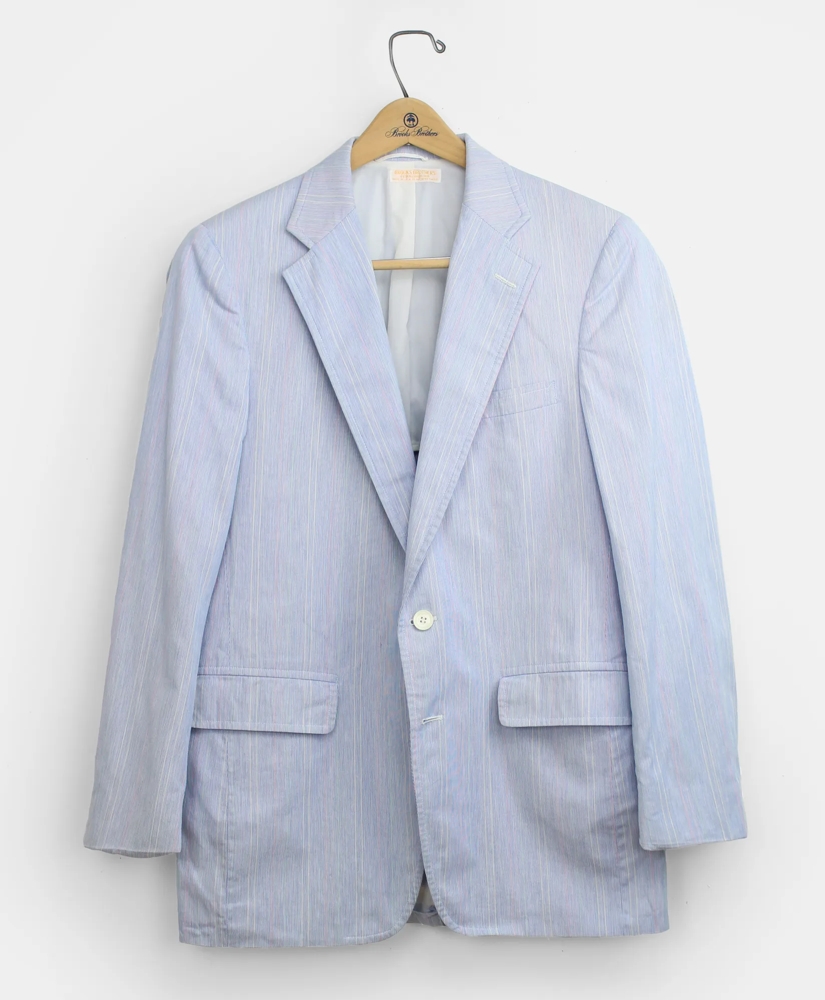 Vintage Variegated Hairline Stripe Wash & Wear Sport Coat, 1980s, 39, image 1