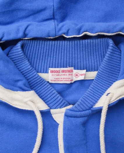 Vintage Hooded Rugby Shirt, 1980s, XL, image 3