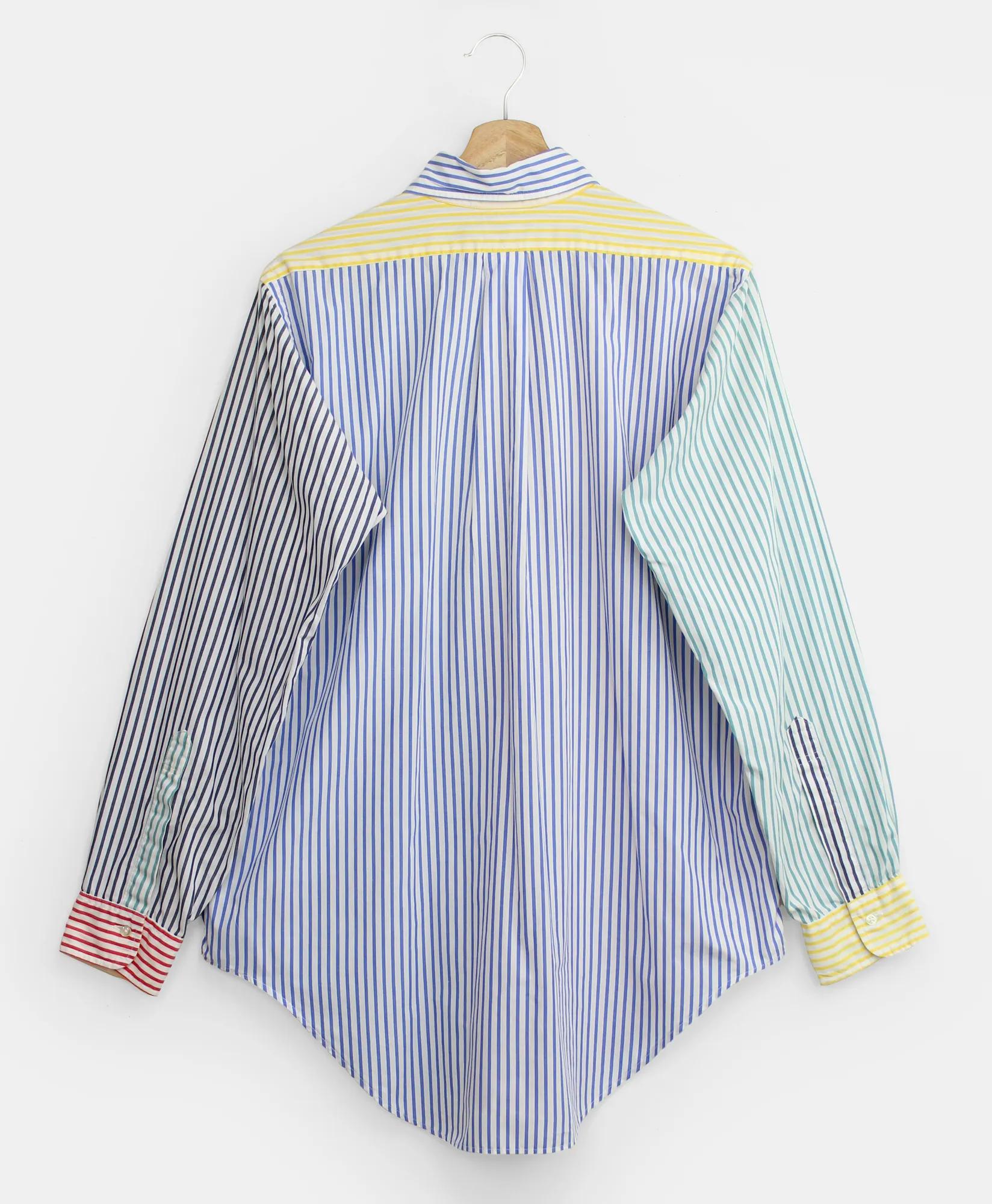 Vintage Bengal Stripe Fun Shirt, 1980s, 15.5, image 2