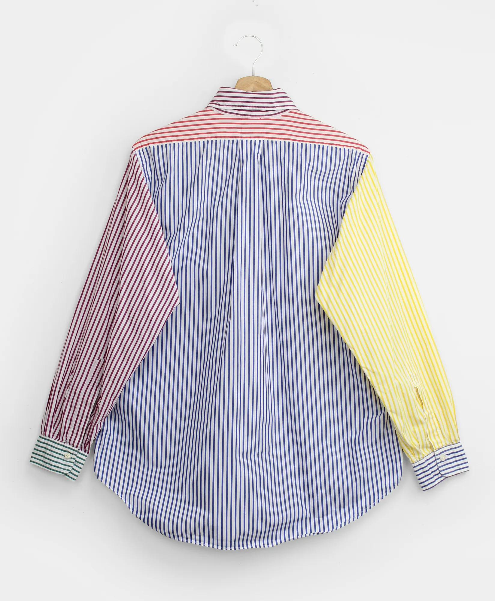 Vintage Bengal Stripe Fun Shirt, 1990s, 15.5, image 2