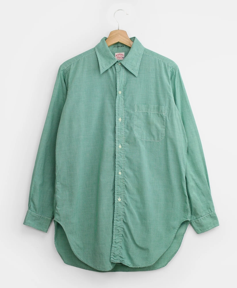 Vintage Gingham Shirt, 1970s, 15.5, image 1