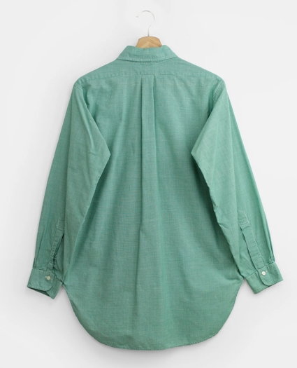 Vintage Gingham Shirt, 1970s, 15.5, image 2