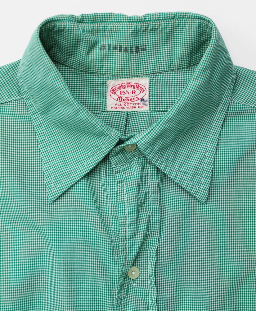 Vintage Gingham Shirt, 1970s, 15.5, image 3