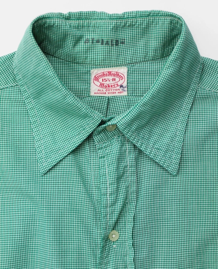 Vintage Gingham Shirt, 1970s, 15.5, image 3