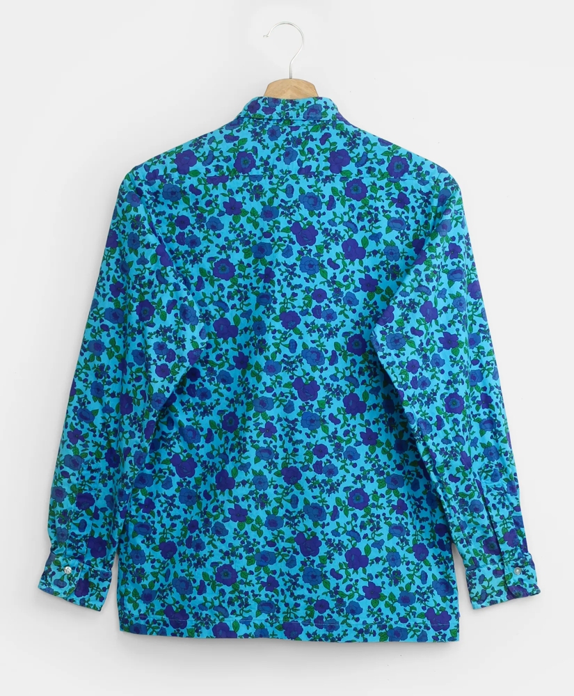 Vintage Floral Print Shirt, 1960s, 14, image 2
