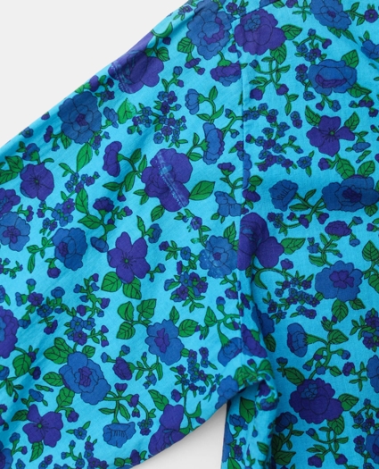 Vintage Floral Print Shirt, 1960s, 14, image 4