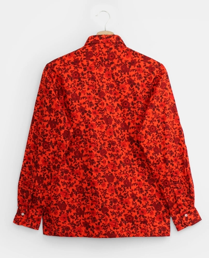 Vintage Floral Print Shirt, 1960s, 14, image 2