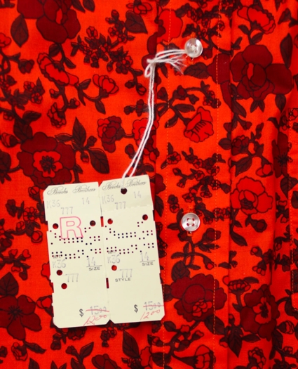 Vintage Floral Print Shirt, 1960s, 14, image 4