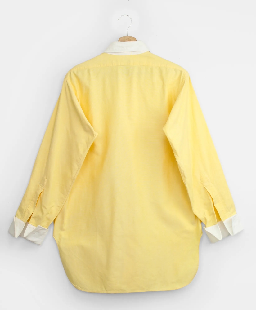 Vintage Contrast Club Collar Oxford Shirt, 1970s, 15, image 2