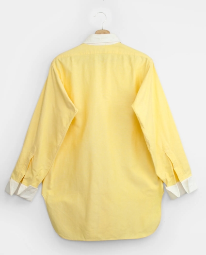Vintage Contrast Club Collar Oxford Shirt, 1970s, 15, image 2