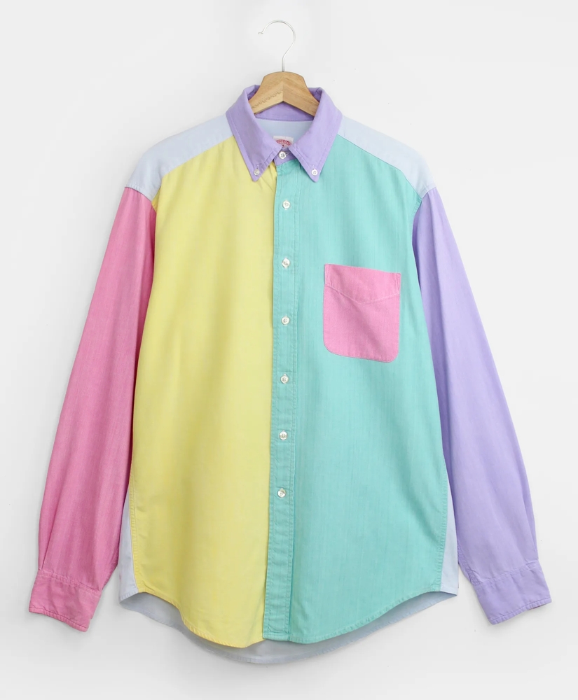 Vintage Madras Fun Shirt, 1990s, M, image 1