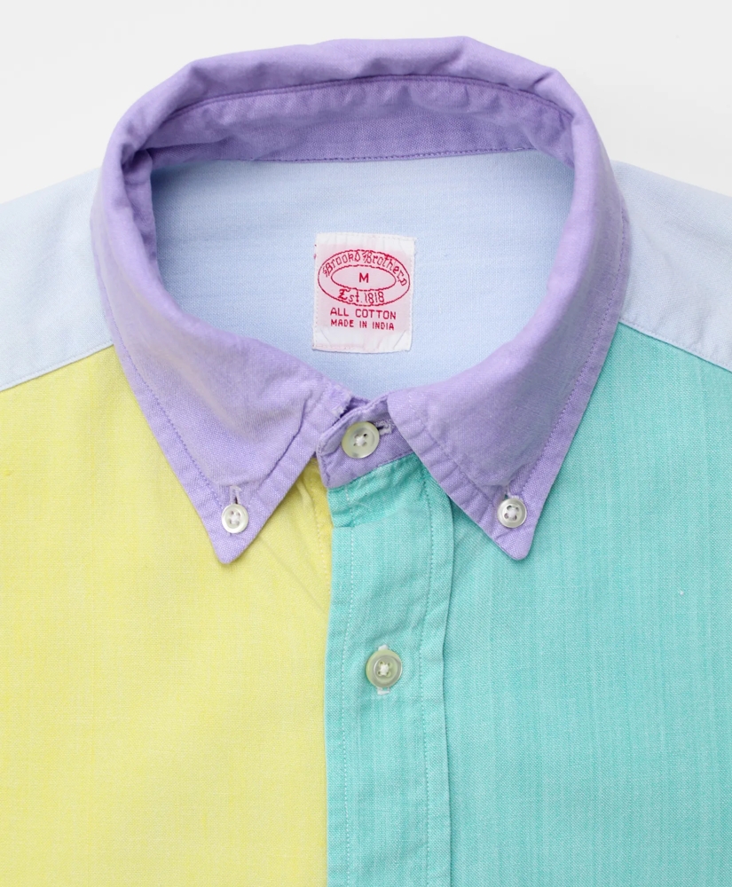 Vintage Madras Fun Shirt, 1990s, M, image 3