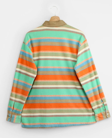 Vintage BrooksGate&trade; Terry Cloth Rugby Shirt, 1970s 1980s, M, image 2