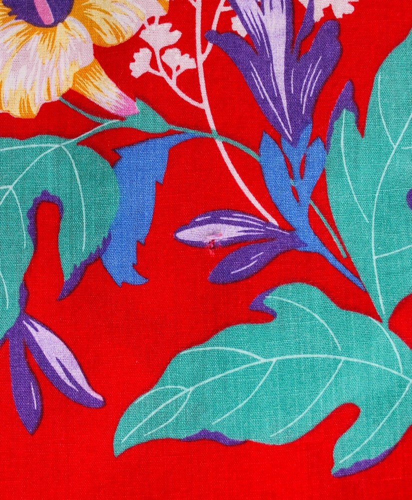 Vintage BrooksGate&trade; Hawaiian Print Short-Sleeved Shirt, 1980s, M, image 4