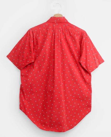 Vintage Paisley Print Short-Sleeved Shirt, 1980s, 14.5, image 2