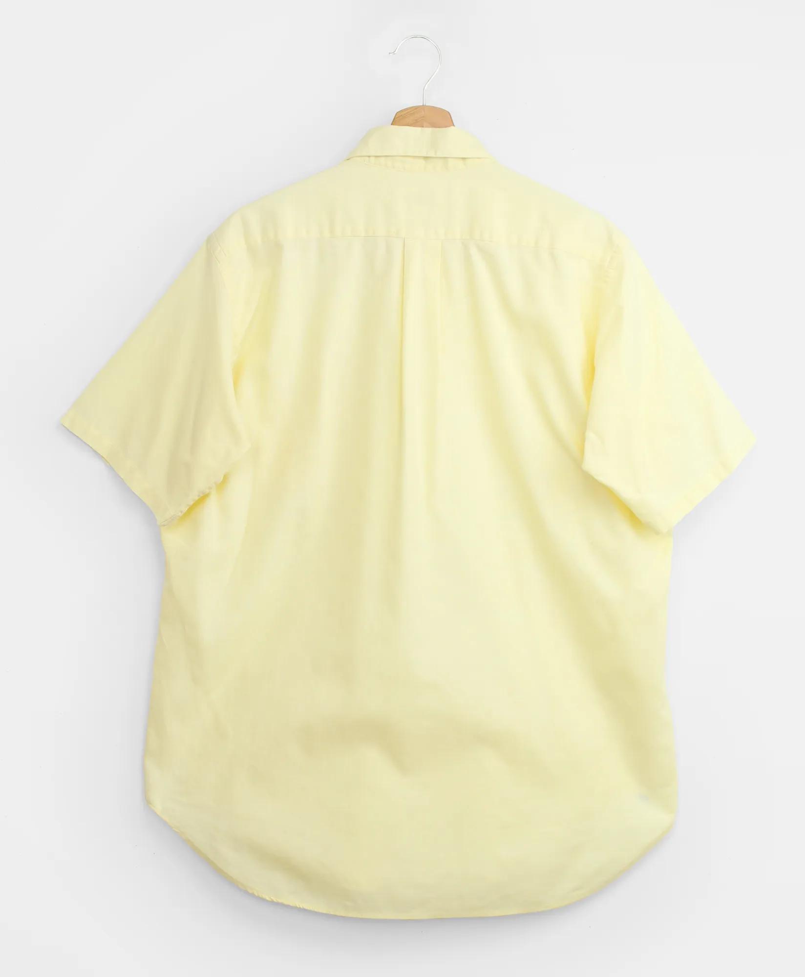 Vintage Oxford Cloth Short-Sleeved Popover Shirt, 1960s 1970s, 16, image 2