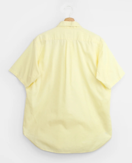 Vintage Oxford Cloth Short-Sleeved Popover Shirt, 1960s 1970s, 16, image 2